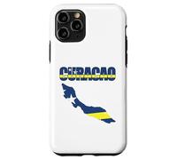 Curacao Flag Map Design Island Caribbean Pride Case for iPhone 11 Pro