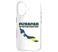 Curacao Flag Map Design Island Caribbean Pride Case for iPhone 17