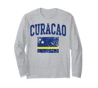 Curacao Flag Vacation Island Trip Long Sleeve T-Shirt