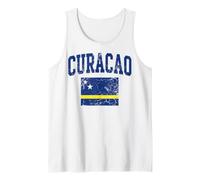 Curacao Flag Vacation Island Trip Tank Top