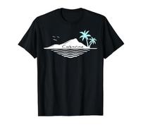 Curacao Holiday Caribbean Palm Trees Island Souvenir Value Graphic T-Shirt, Men, Black, S