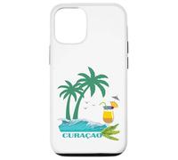 Curacao Palm Trees Caribbean ABC Islands Travel Souvenir Case for iPhone 12/12 Pro
