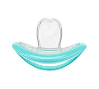 Curaprox Baby Pacifier, Turquoise Pacifier, with Storage Box, Size 0; from Birth to Any Age, Pacifier, Soother, Turquoise, 1 Piece