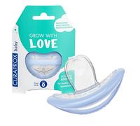 Curaprox Baby Soother, Size 0, Blue, Designed in Switzerland