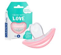 Curaprox Baby Soother, Size 0, Pink, Designed in Switzerland