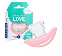 Curaprox Baby Soother, Size 1, Pink, Designed in Switzerland