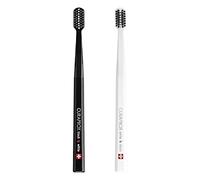 Curaprox Black is White Toothbrush, 2-Pack,Black-White, Made in Switzerland