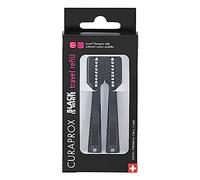 Curaprox Black is White Travel Refill Brush Heads for Travel Toothbrush