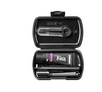 Curaprox Travel Toothbrush Set - For On-the-Go Dental Whitening | Black is White Edition | Contains Toothpaste | Toothbrush & Interdental Brushes