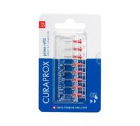 Curaprox CPS 07 Prime Refill Pack Interdental Brushes 0.7mm Red (8 Pack) X 1