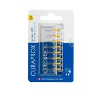 Curaprox Interdental Brush Refills CPS 09 Prime - ISO Size 2, Yellow | Ultra-Fine Filaments for Gentle Plaque Removal | 8-Pieces | Made in Switzerland