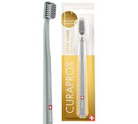 Curaprox CS 12460 Velvet Soft Toothbrush - Sensitive Gum Care | Ultra-Gentle Cleaning with 12,460 Filaments | Single Pack, Grey | Made in Switzerland