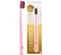 Curaprox CS 12460 Velvet Soft Toothbrush - Sensitive Gum Care | Ultra-Gentle Cleaning with 12,460 Filaments | Single Pack, Pink-Fuchsia | Made in Switzerland