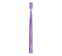 Curaprox CS 1560 Soft Toothbrush, Violet, Made in Switzerland | Adult Gum Care and Plaque Removal , Gentle Transition for Firmer Brush Users , Single Pack