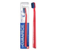Curaprox CS 3960 Toothbrush Super Soft - Manual Toothbrush for Adults with 3960 Super Soft Curen Bristles - Red/Blue