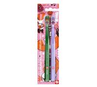 Curaprox CS 5460 Duo Christmas Edition, Green Transparent/Blue Transparent | Toothbrushing for Sensitive Teeth and Gums , Gentle Cleaning , 2-Pack , Made in Switzerland