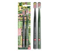Curaprox CS 5460 Duo Recycled Edition 2024 Toothbrush Set | 2 Ultra-Soft Brushes with 5460 CUREN® Filaments for Gentle Plaque Removal | Promotes Healthier Gums and Teeth | Eco-Friendly Limited Edition