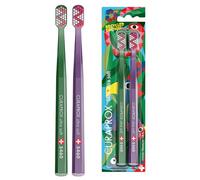 Curaprox CS 5460 Duo - Recycled Edition 2024 | Ultra-Soft for Sensitive Gums and Teeth | 2-Pieces | Green-Purple | Made in Switzerland