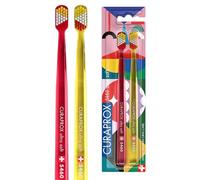 Curaprox CS 5460 Manual Toothbrush Ultra Soft Special Edition: Power Smile, Pack of 2, Soft Toothbrush