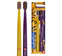 Curaprox CS 5460 Manual Toothbrush Ultra Soft, Special Edition: Tiger, 2 Pieces, Soft Toothbrush