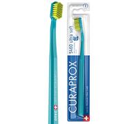 Curaprox CS 5460 Ultra Soft Manual Toothbrush for Adults with 5460 Ultra Soft Curen Bristles Turquoise Green
