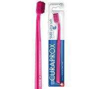 Curaprox CS 5460 Ultra-Soft Toothbrush - Adult Tooth and Gum Care | Super Soft Curen® Bristles for Gentle Cleaning | Magenta, Single Pack | Made in Switzerland