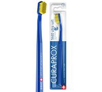 Curaprox CS 5460 Ultra-Soft Toothbrush - Adult Tooth and Gum Care | Super Soft Curen® Bristles for Gentle Cleaning | Blue-Yellow, Single Pack | Made in Switzerland