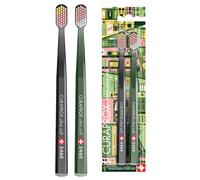Curaprox CS 5460 Ultra-Soft Toothbrush - Eco-Friendly Toothbrushing for Sensitive Teeth and Gums | Gentle Cleaning, Recycled Edition | 2-Pack | Made in Switzerland