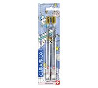 Curaprox CS 5460 Manual Toothbrush Ultra Soft, Special Edition: Hento Toto, 2 Pieces, Soft Toothbrush