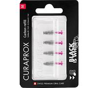 Curaprox Dental-care Interdental-brushesInterdental brushes Black is White Carbon Refill Size M