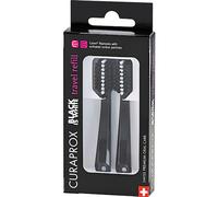 Curaprox Dental-care ToothbrushesReplacement brush heads Travel Black is White Refill