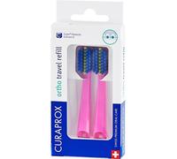 Curaprox Dental-care ToothbrushesReplacement brush heads Travel Ortho Refill Pink