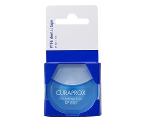 Curaprox DF 820 Dental Tape - PTFE Dental Floss for Tight Spaces | Tear-Resistant with Smooth Glide | 35 Meters | Made in Switzerland