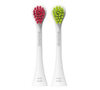 Curaprox Hydrosonic Sensitive Brush Heads,Magenta-Green, Swiss Made