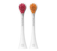Curaprox Hydrosonic Sensitive Brush Heads,Magenta-Orange,Made in Switzerland