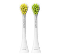 Curaprox Hydrosonic Sensitive Brush Heads,Yellow-Green, Swiss Made