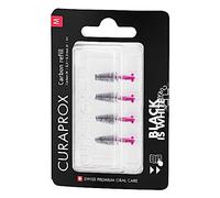 Curaprox Dental-care Interdental-brushesInterdental brushes Black is White Carbon Refill Size M