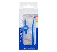 Curaprox Interdental Brushes CPS Prime Plus Mix Set, 0.6-1.1 mm Diameter, 2.2-5 mm Effectiveness, Set of 5 Interdental Brushes and Holder UHS 451