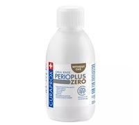 Curaprox Perio Plus Zero Mouthwash - Alcohol-Free Oral Rinse with CITROX® & Hyaluronic Acid | for Gum Health & Braces Care | 200ml | Designed in Switzerland