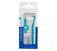 Curaprox Prime Plus Handy 06 1 Turquoise Handle + 5 Brushes