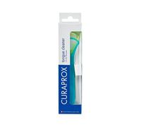 Curaprox Tongue Cleaner Twin Pack - Includes Single-Bladed & Double-Bladed Scrapers for Fresh Breath & Daily Oral Hygiene | Made in Switzerland