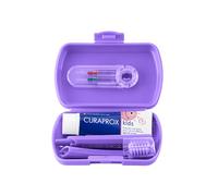 Curaprox Travel Set Kids, Purple, Made in Switzerland