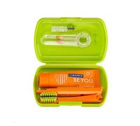 Curaprox Travel Set Ortho Green, Toothbrush, interdental Brush, Toothpaste 10ml, Travel Box