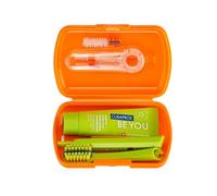 Curaprox Travel Set Ortho Orange, Toothbrush, interdental Brush, Toothpaste 10ml