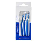 Curaprox UHS 470 Angled Holder With Holders+Caps, Blue, Made in Switzerland