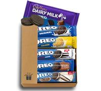 Curated Gift Set with Full-Size Oreo Cookies & Chocolate Bar | Cookie Snack Box Selection | Gift-Ready | Cookie Lover Treat Box [Limited Edition]