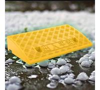 Curb ramp,driveway ramp, 2" 5" 4" Portable Driveway Ramps Shed For Wheelchair Steps Walkers Stroller Scooter(Unique Colour,50x22x4 cm)