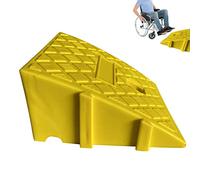 Curb Ramp Portable Lightweight Threshold, Driveway Kerb Ramp, Rise Wheelchair Transition Ramp, Mobility Door Ramp for Scooter Access & Pets Designed with Slip-Resistant