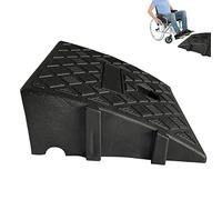 Curb Ramp Portable Lightweight Threshold, Driveway Kerb Ramp, Rise Wheelchair Transition Ramp, Mobility Door Ramp for Scooter Access & Pets Designed with Slip-Resistant Surface