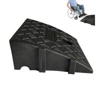 Curb Ramp Portable Lightweight Threshold, Plasticc Kerb Ramps For Pavements, Low, Kerb Ramps For Motorhome, Truck, Shed Ramps, Pets & Wheelchair Threshold Ramp